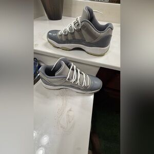 Nike Air Jordan 11 Retro Cool Gray and White Sneakers